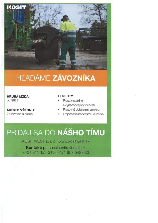 Hľadáme závoníka